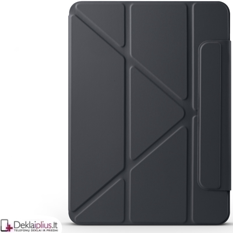Smart Folio dirbtinės odos atverčiamas dėklas - juodas (Apple Ipad Pro 13 (2024-2025) Smart Folio dirbtinės odos atverčiamas dėklas - juodas (Apple Ipad Pro 13 (2024-2025)